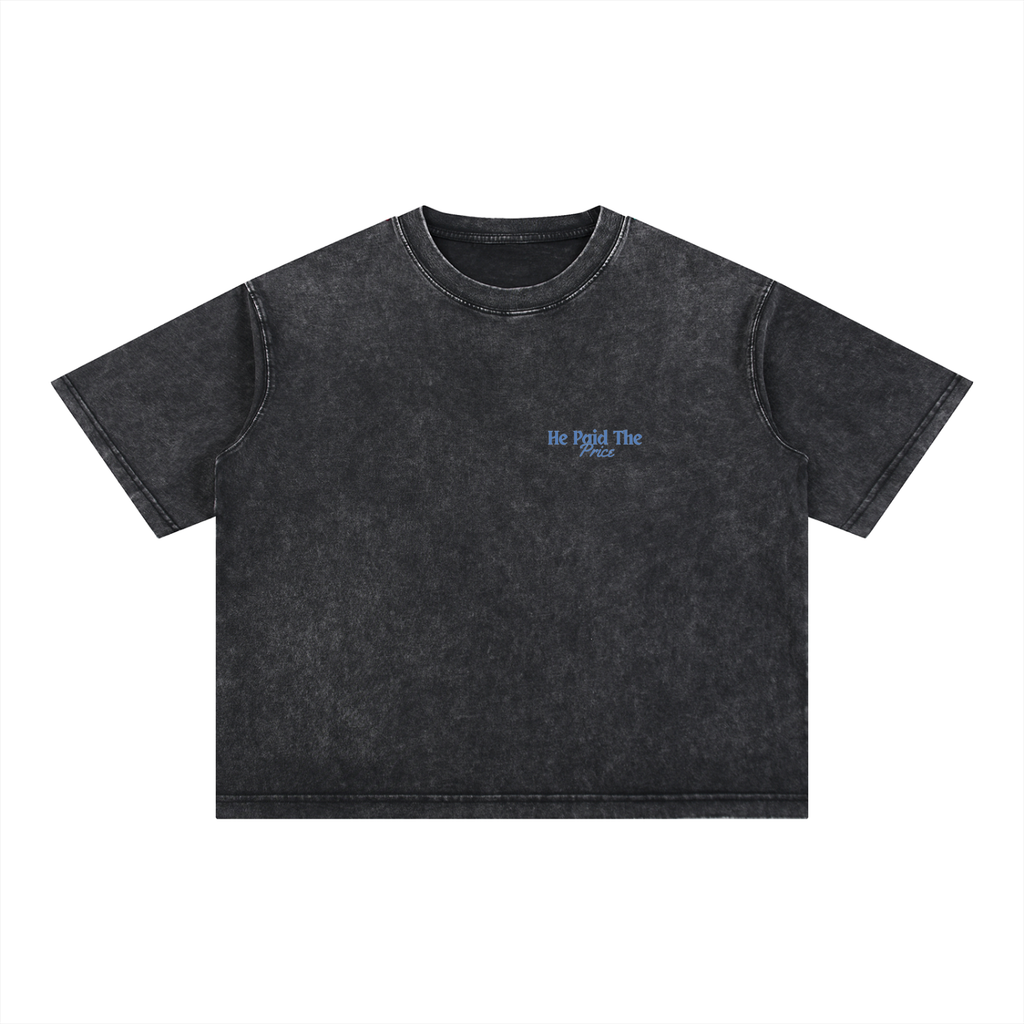 Mineral Wash Boxy Cotton T-Shirt