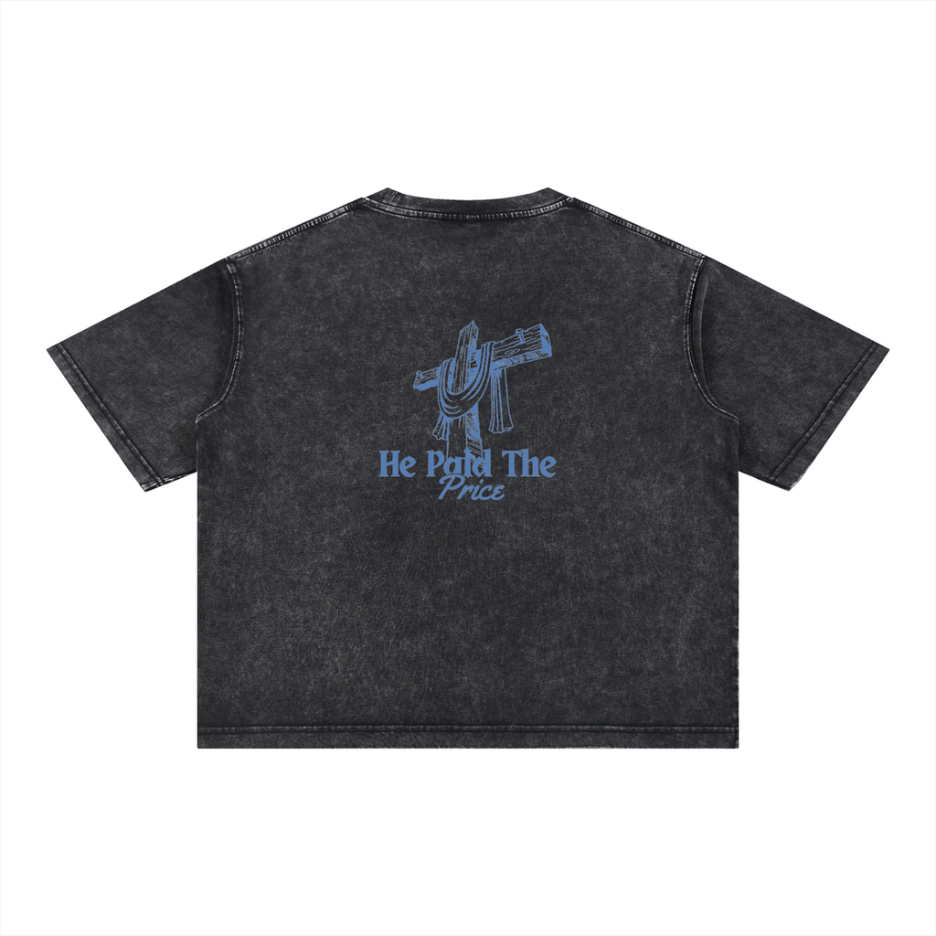 Mineral Wash Boxy Cotton T-Shirt
