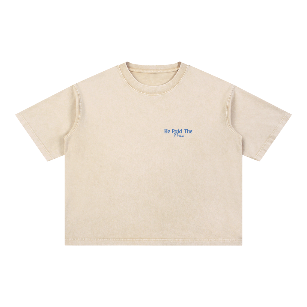 Mineral Wash Boxy Cotton T-Shirt