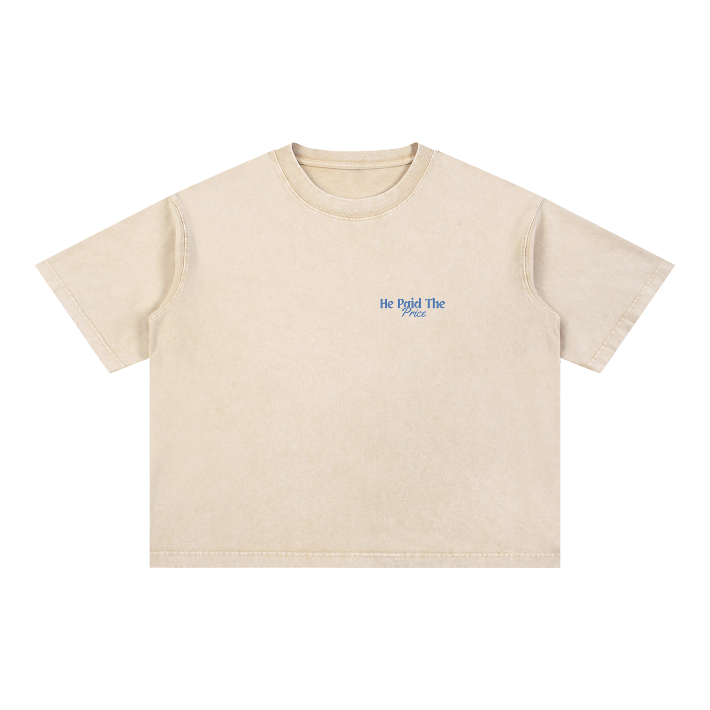 Mineral Wash Boxy Cotton T-Shirt