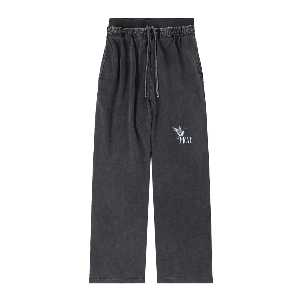 Vintage Washed Waist Pants