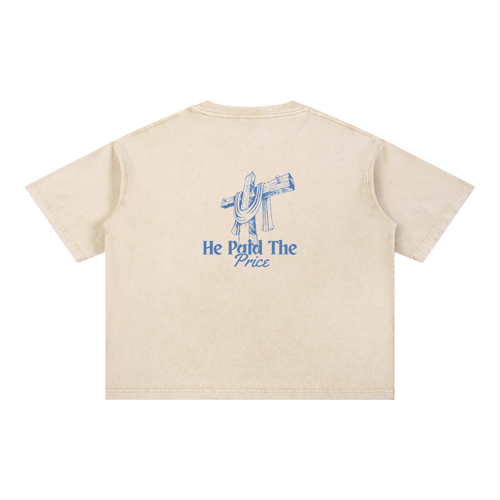 Mineral Wash Boxy Cotton T-Shirt